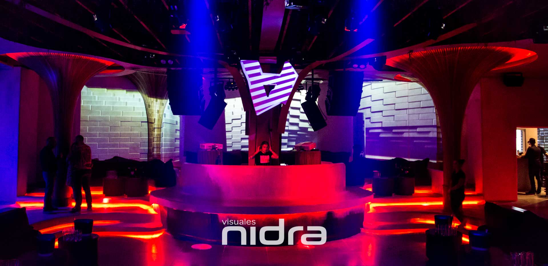 Visuales Nidra Nemaniax Video Mapping Momento Marbella DJ Luciano