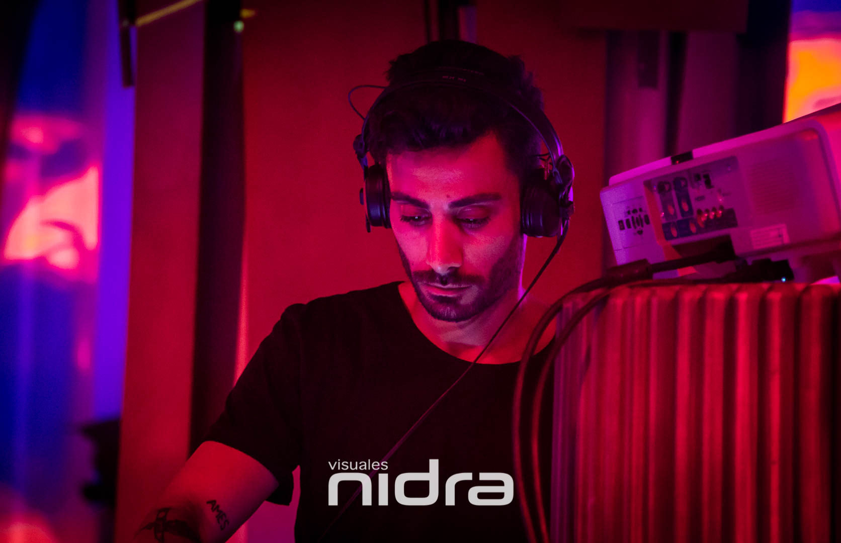 Visuales Nidra Nemaniax Video Mapping Momento Marbella DJ Luciano